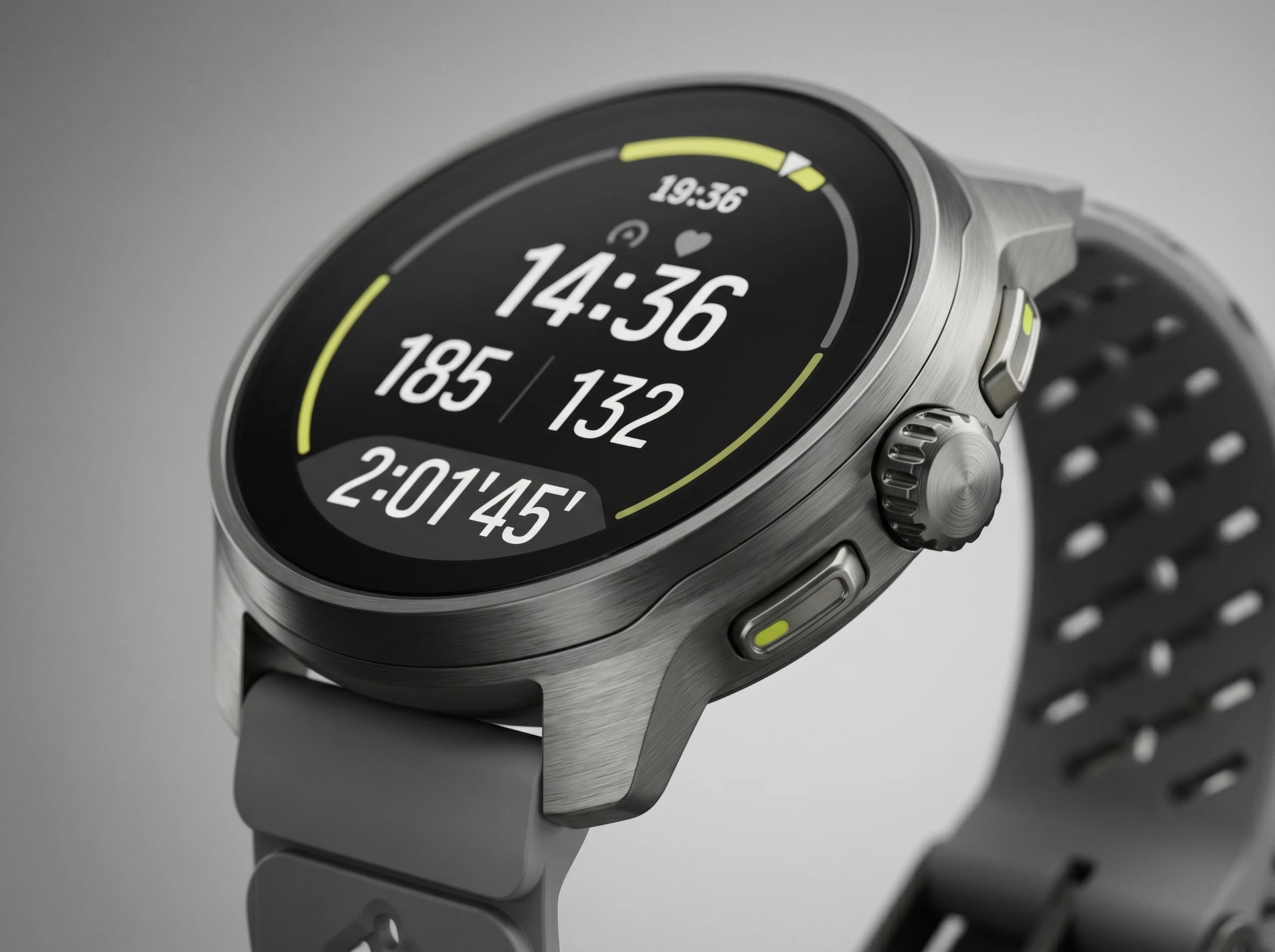 Suunto Race S серый — часы на запястье, демонстрация посадки и дизайна корпуса