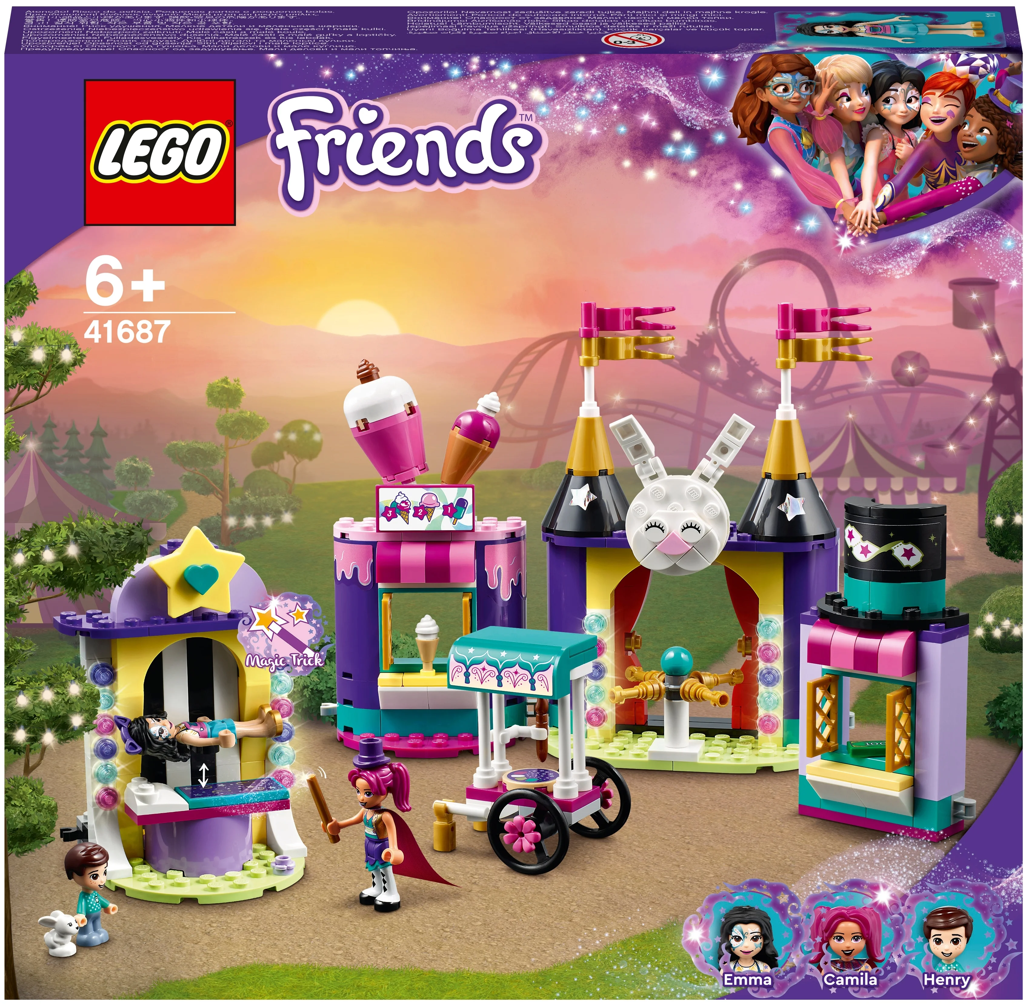 Конструктор LEGO Friends 41687 Киоск на волшебной ярмарке, 361 дет.