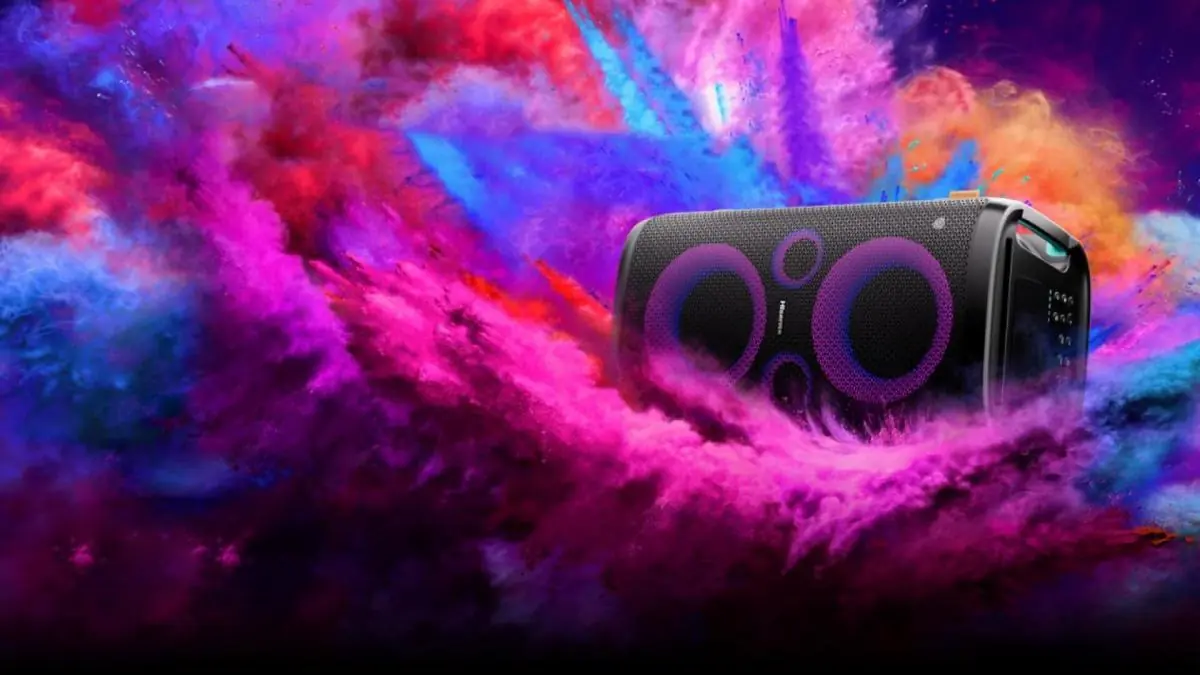 Hisense Party Rocker One аккумулятор и панель управления — кнопки и индикация