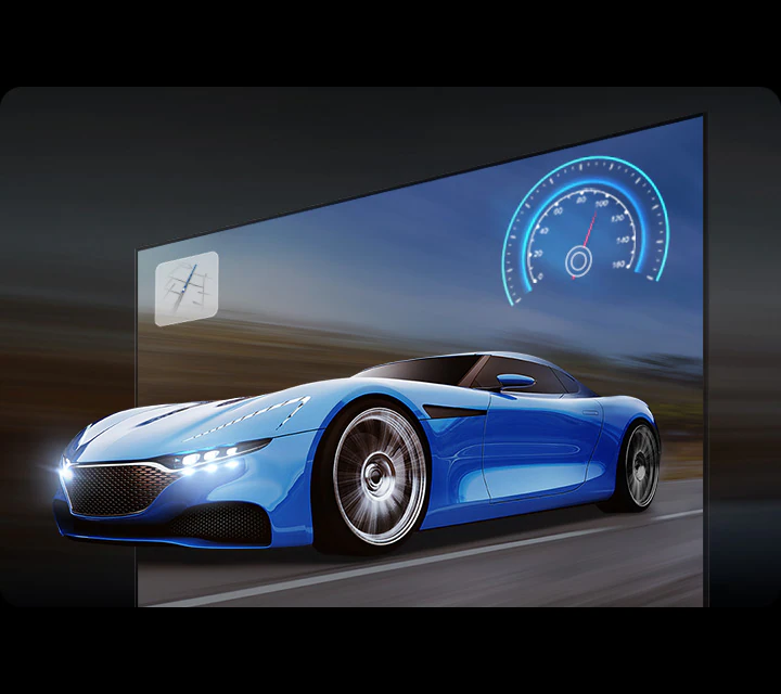 Samsung QE48S85H Motion Xcelerator 120 Гц &mdash; спортивный автомобиль без смазывания движения