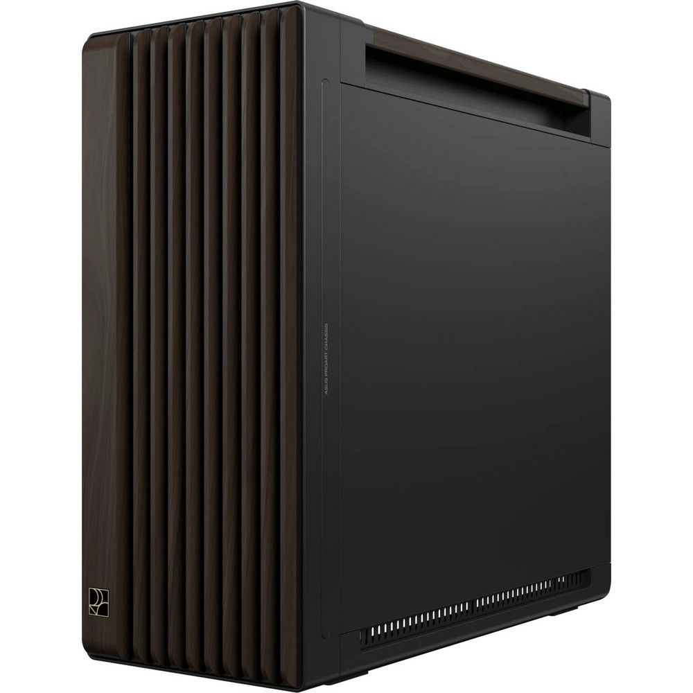 ASUS ProArt PA602 общий вид корпуса с боковыми панелями и минималистичным чёрным фасадом