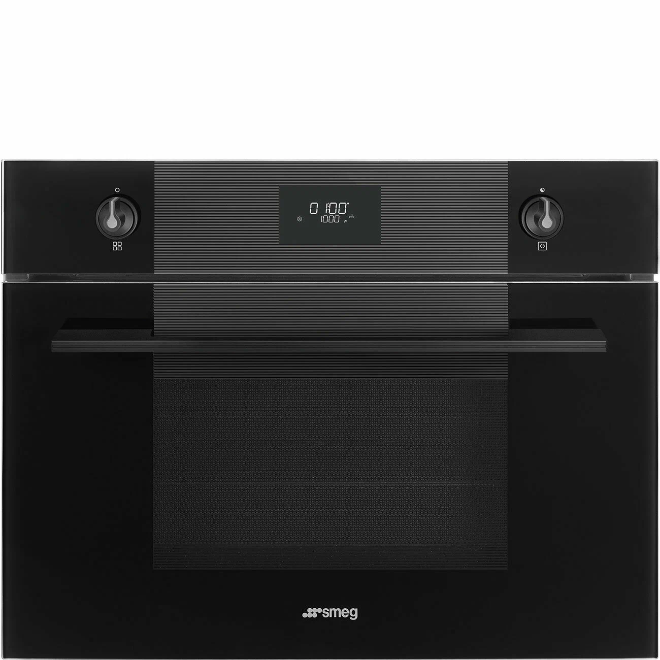 Электрический духовой шкаф с функцией СВЧ Smeg SO4101M1B3, серия Linea