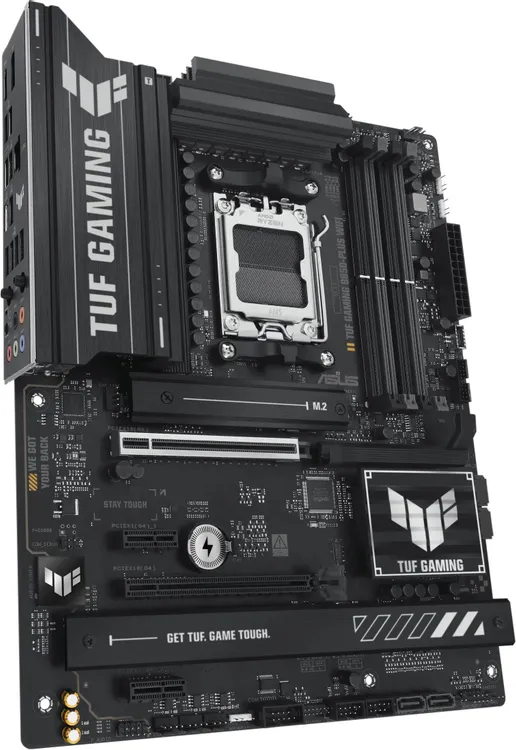 ASUS TUF Gaming B850-Plus WiFi задняя панель порты USB Wi-Fi антенна HDMI DisplayPort