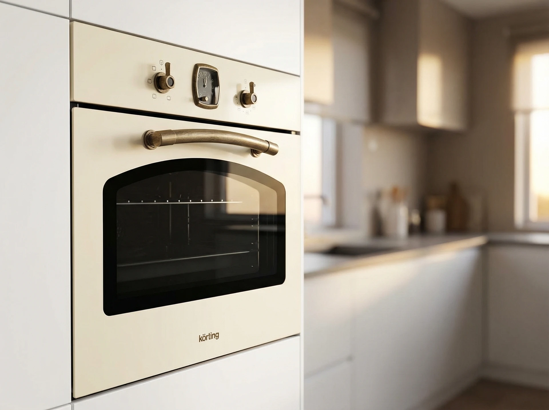 Электрический духовой шкаф Korting OKB460RB - фото в интерьере