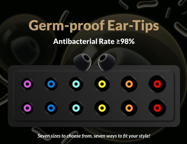 Edifier NeoBuds Pro — антибактериальные ушные вкладыши, гигиена 99.8%