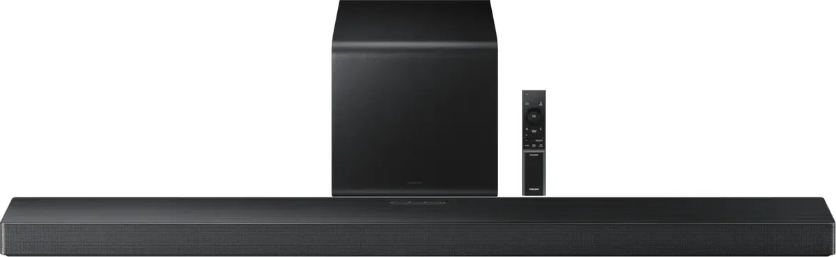 Samsung HW-QS700F/RU беспроводной сабвуфер вид сбоку