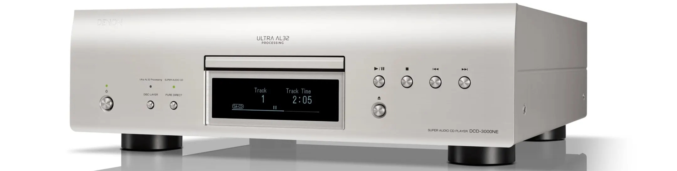 Denon DCD-3000NE Silver задняя панель с коаксиальным и оптическим выходами