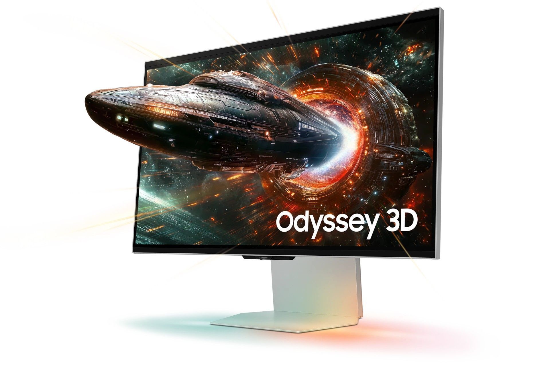 Монитор Samsung 27&rdquo; Odyssey 3D G90XF UHD, 165 Гц матовый хром Фото 2