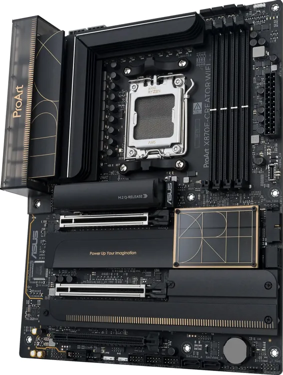ASUS ProArt X870E-Creator WiFi задняя панель порты USB4 RJ-45 аудио