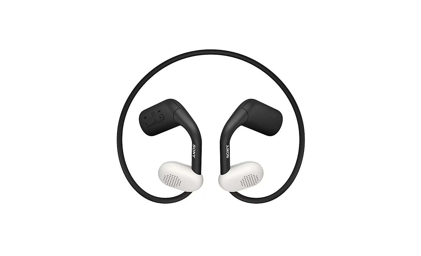Панорамное изображение наушников Float Run от Sony