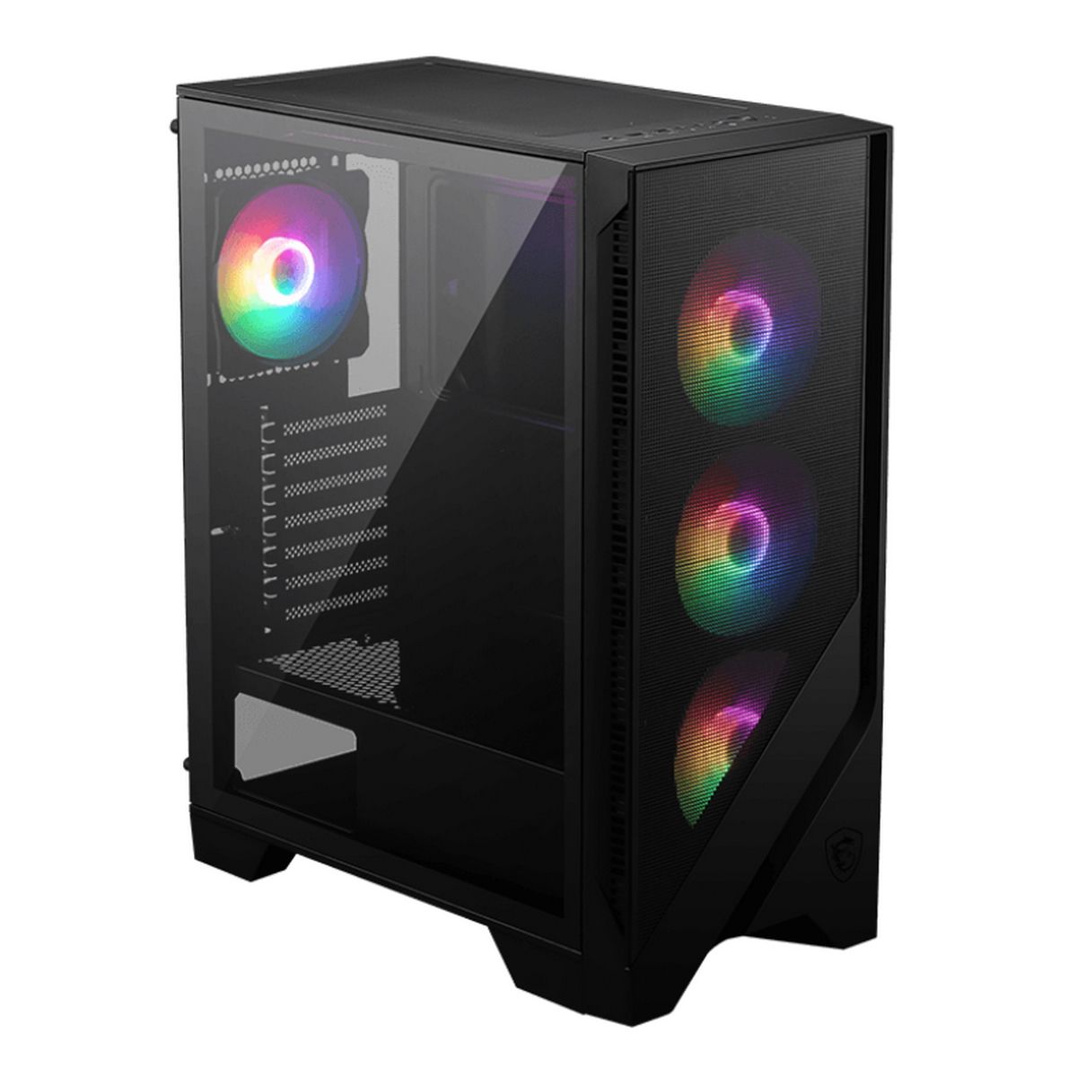 MSI MAG FORGE 120A боковая панель закалённое стекло три ARGB вентилятора