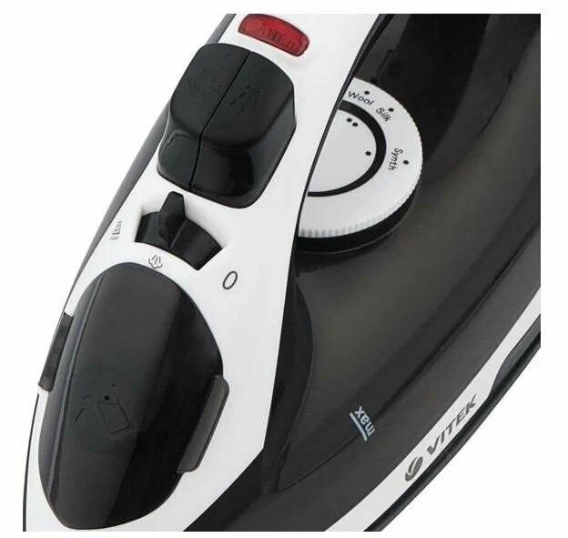 Утюг Vitek Metropolis VT-8338 (MC), 2200 Вт, 135 г/мин, серый/белый