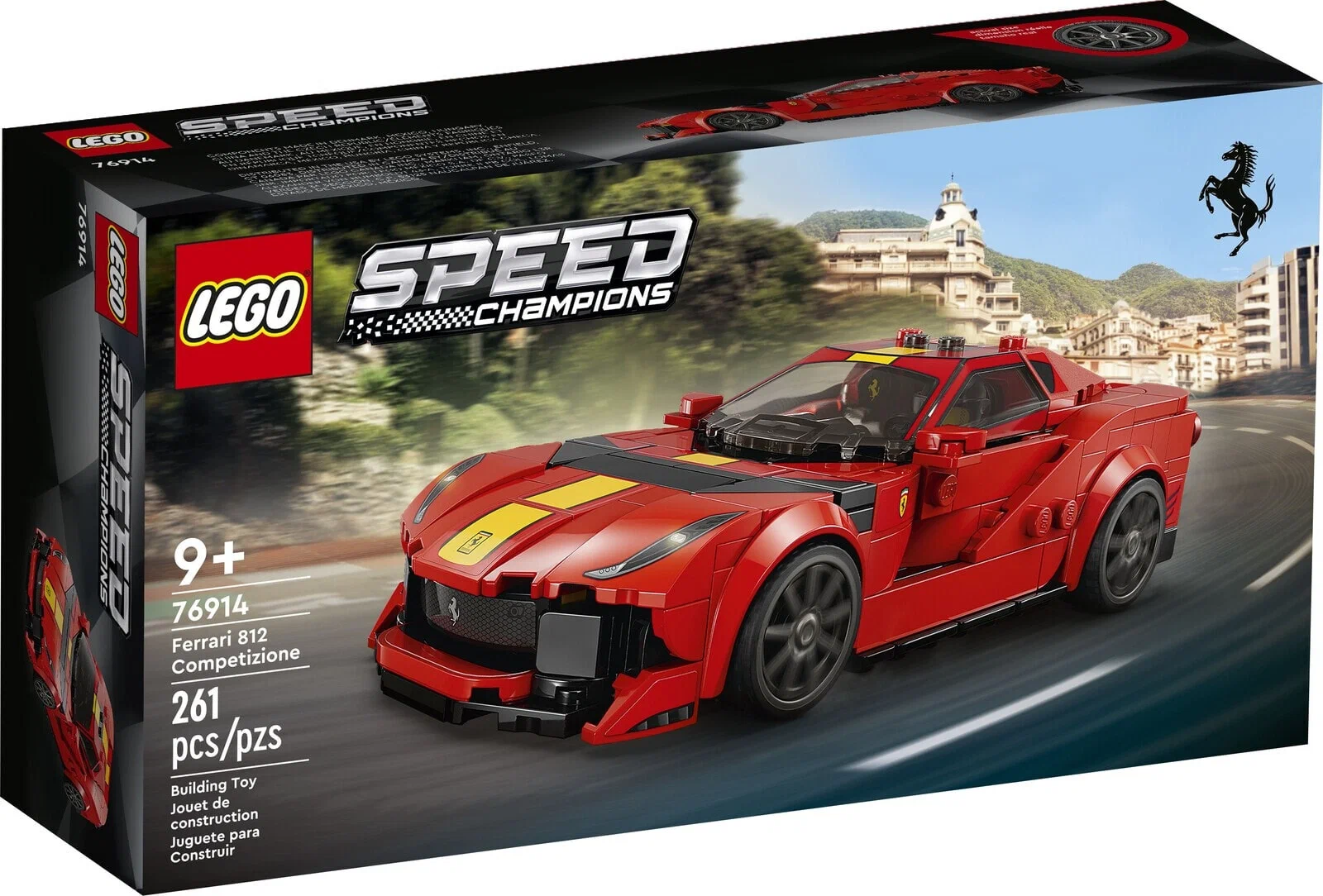 Набор с элементами конструктора LEGO Speed Champions 76914 Ferrari 812 Competizione, 261 дет.