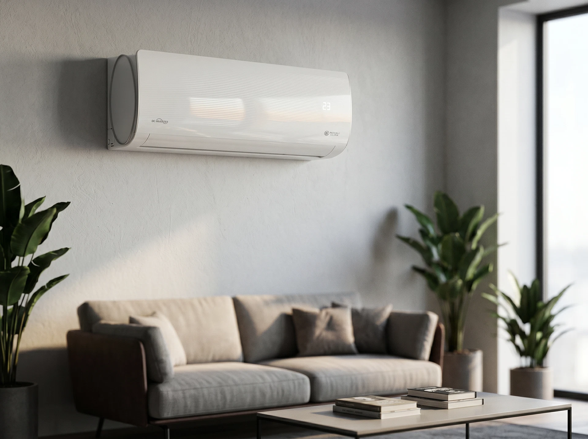 Royal Clima Aria RCI-AR35HN в интерьере жилой комнаты &mdash; настенный монтаж