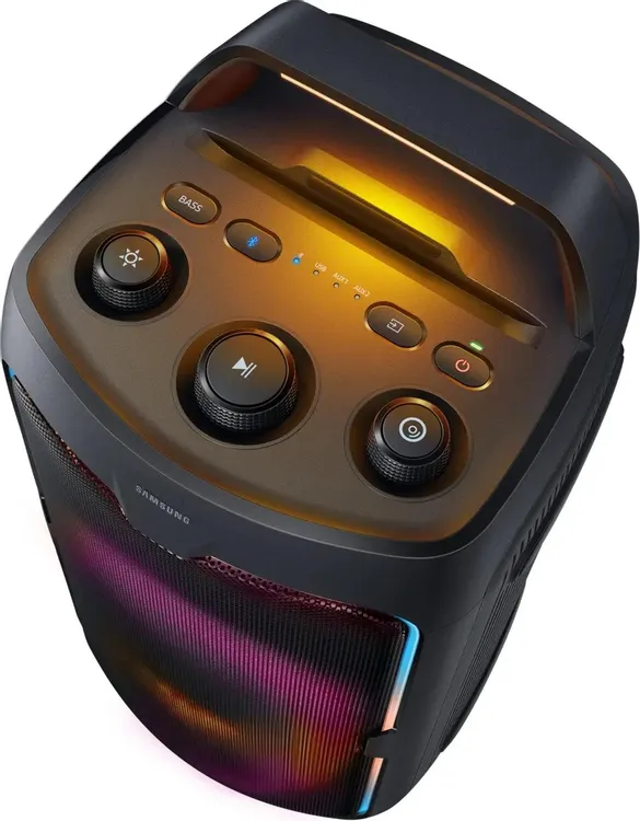Samsung MX-ST40F/RU верхняя панель управления с кнопками и регуляторами громкости и баса
