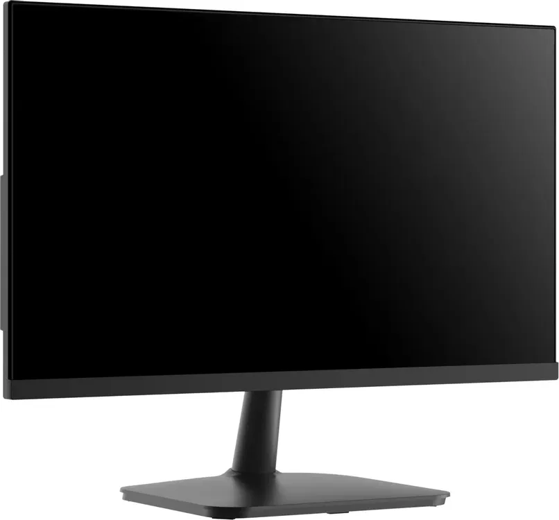 Hisense 24N3Q-PRO — минималистичный дизайн корпуса, вид спереди с выключенным экраном