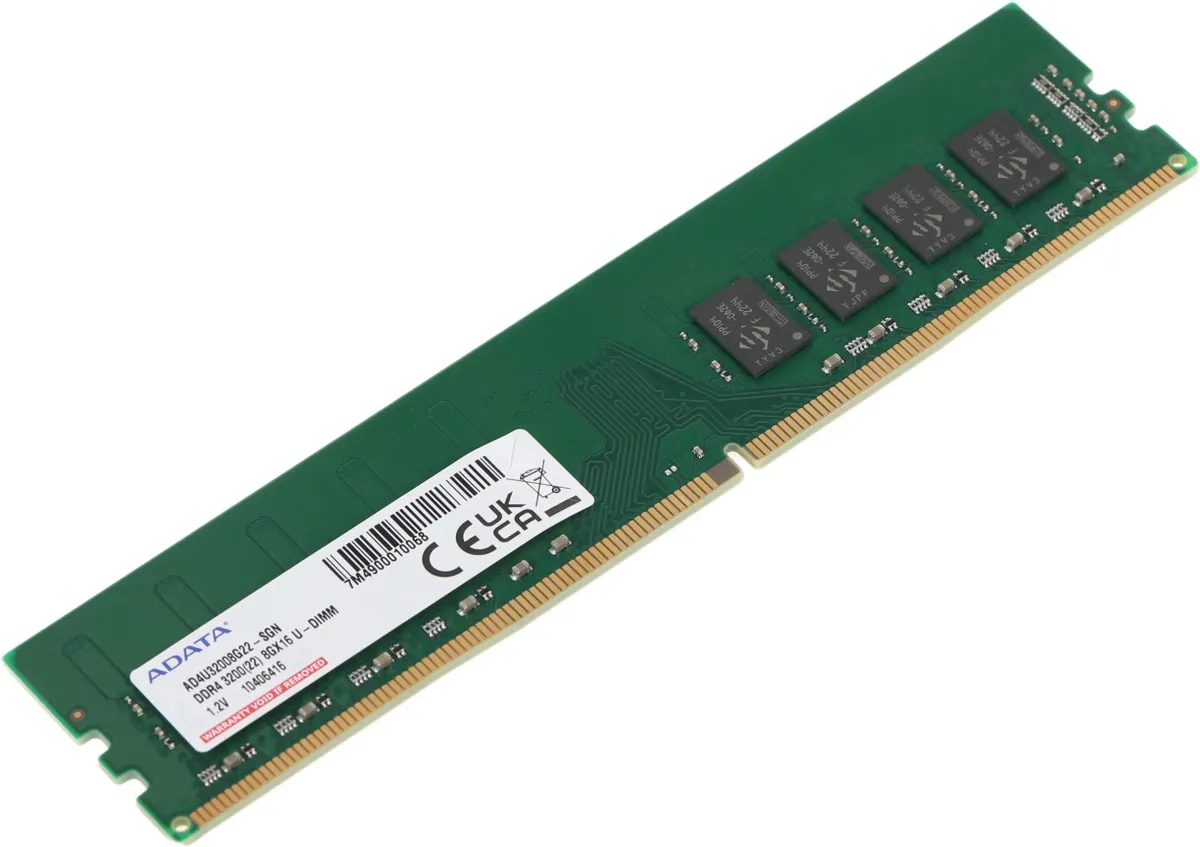 ADATA Premier AD4U32008G22-SGN DDR4 8 ГБ модуль вид спереди