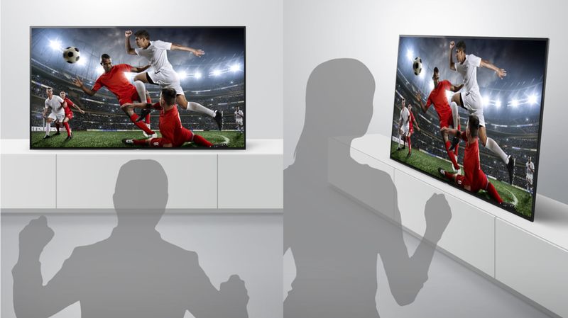 Sony K-77XR8AP — угол обзора OLED-панели, равномерность цвета