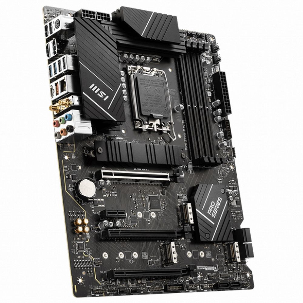 MSI Pro Z790-P WiFi задняя панель I/O — USB порты, HDMI, LAN, Wi-Fi антенны