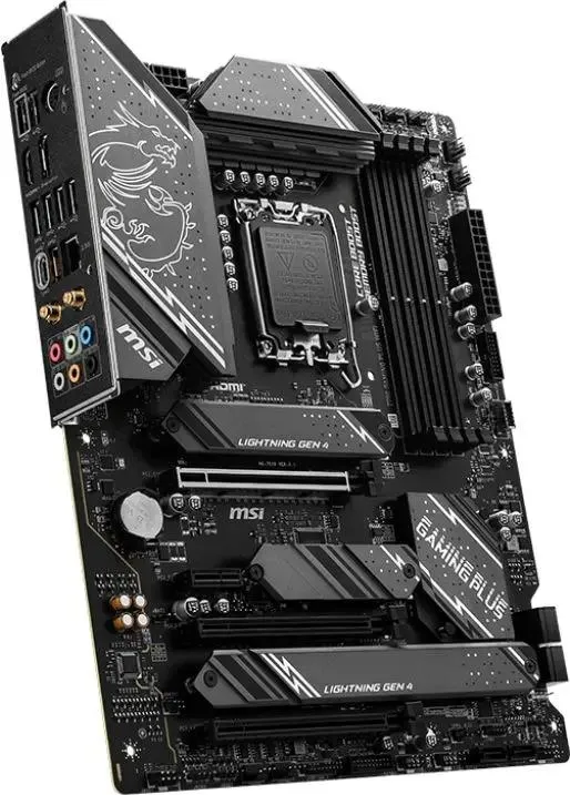 MSI Z790 Gaming Plus Wifi задняя панель порты USB HDMI DisplayPort Wi-Fi антенны