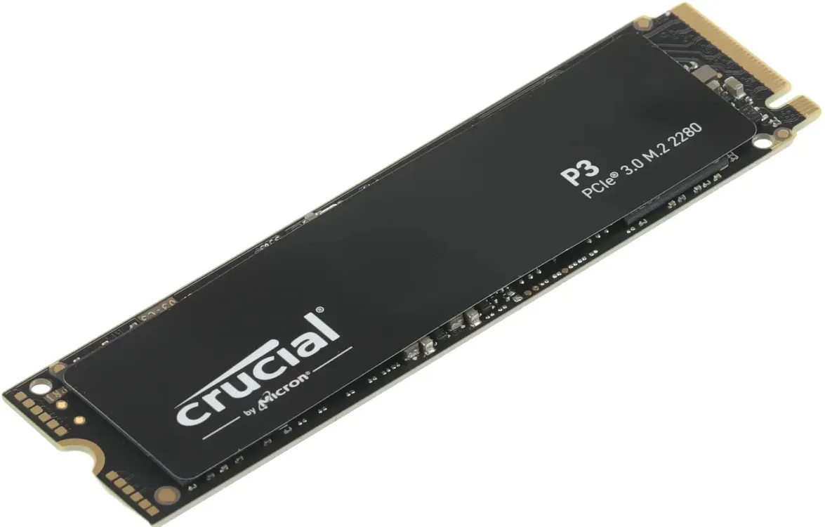 Crucial P3 CT1000P3SSD8 1ТБ M.2 2280 PCIe 3.0 NVMe изометрический вид