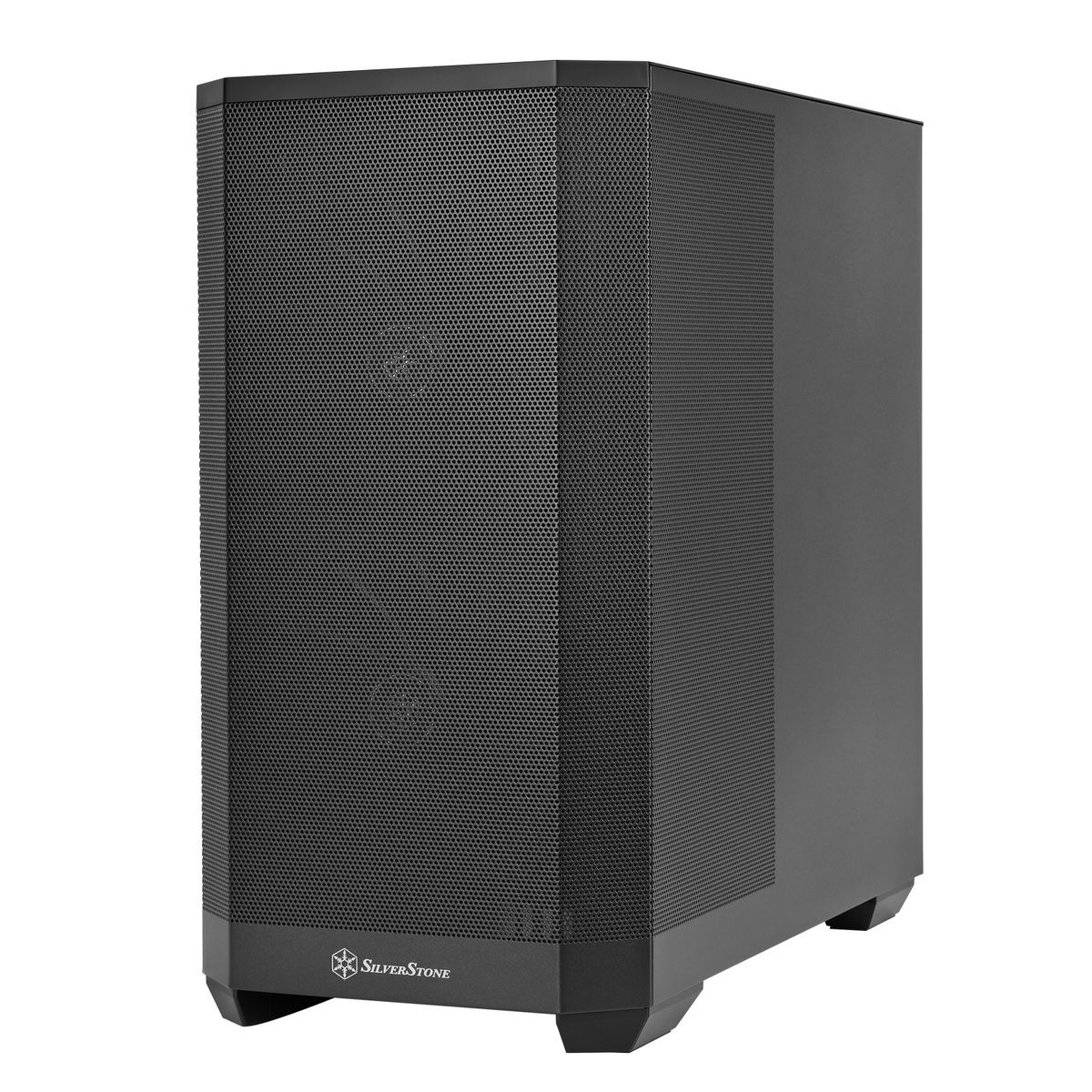 SilverStone SST-SEH2M-B вид сбоку сетчатая боковая панель вентиляция профиль корпуса