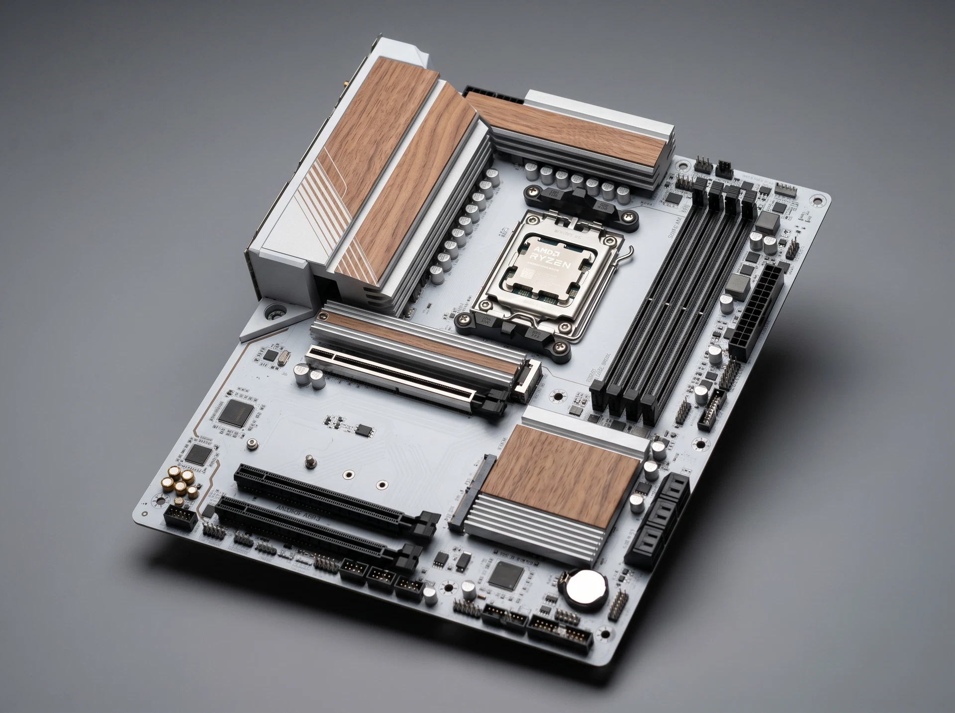 Материнская плата Gigabyte X870E Aero X3d Wood, Socket AM5, AMD X870E, ATX, RTL - фото в интерьере