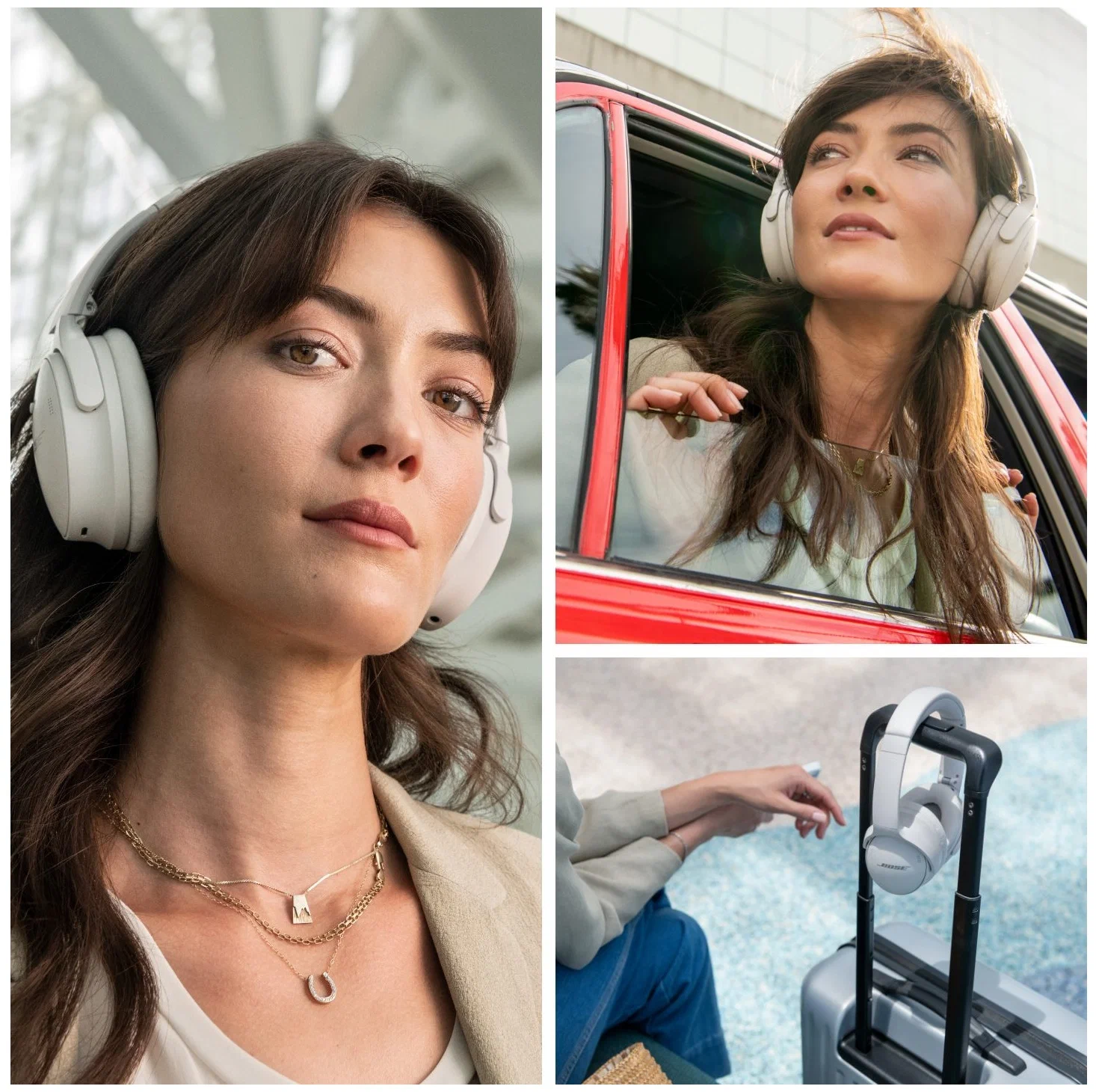 Беспроводные наушники Bose QuietComfort 45, white smoke