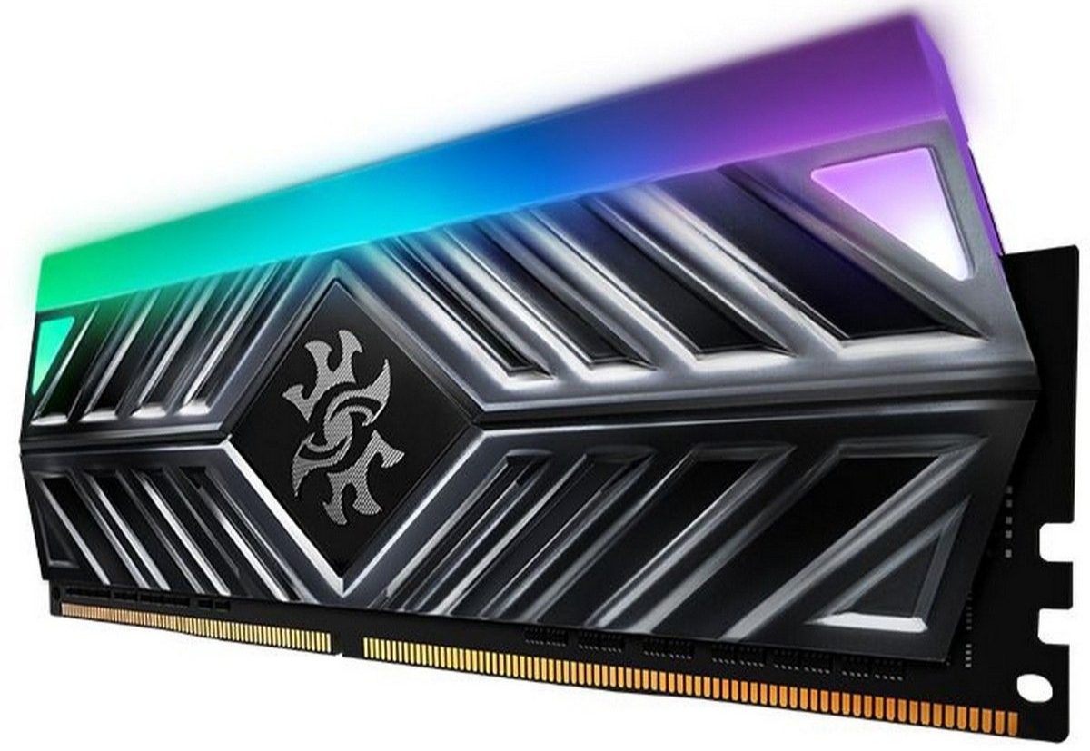 ADATA Spectrix AX4U36008G18I-ST41 DDR4 установка в слот DIMM материнской платы