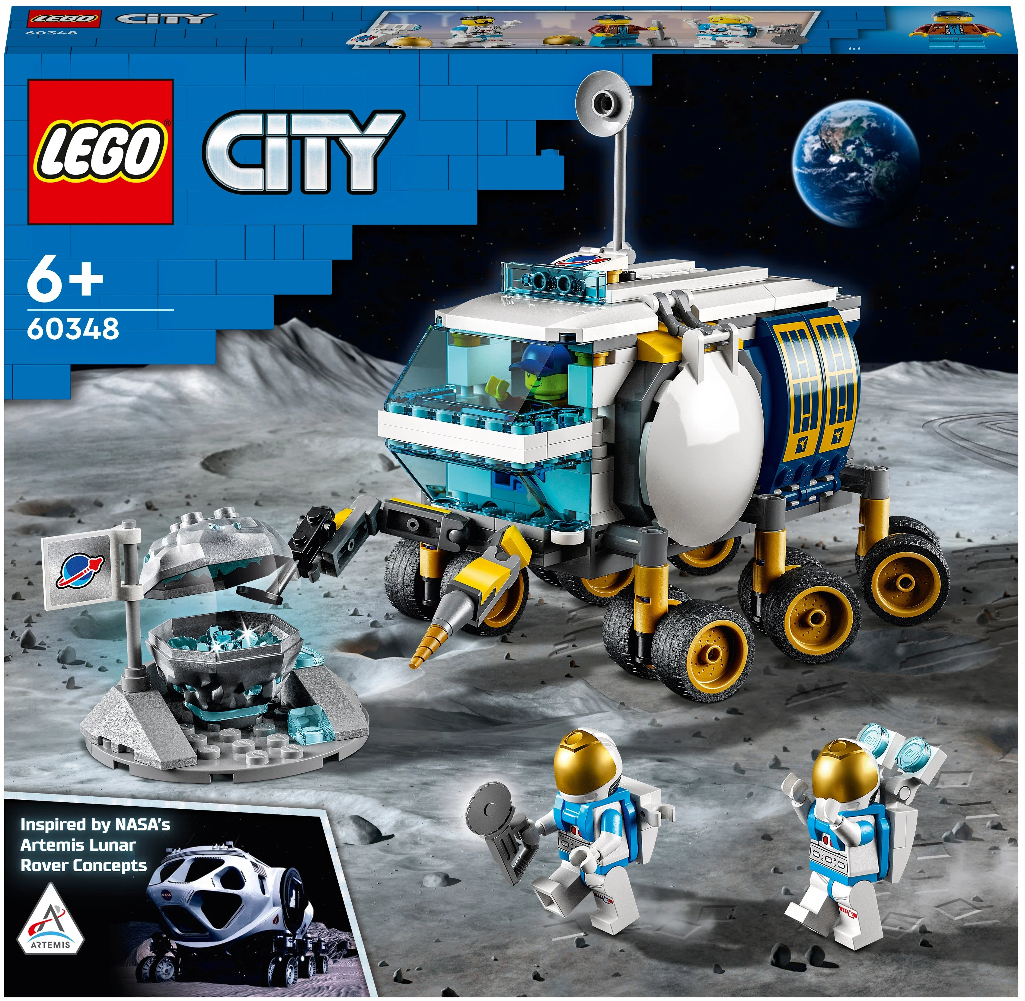 Конструктор LEGO City Space Port 60348 Луноход, 275 дет.