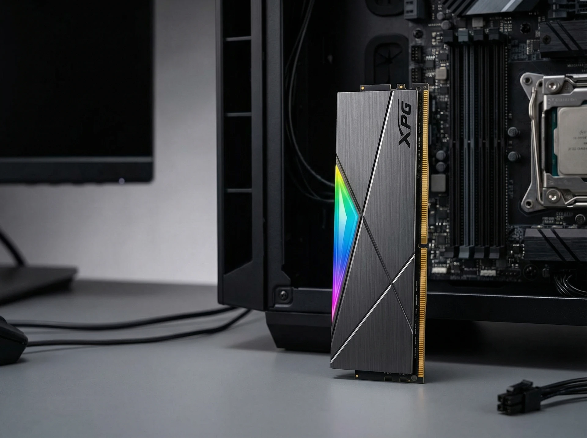 Оперативная память ADATA Spectrix AX4U36008G18I-ST50, DDR4 1х 8ГБ 3600 МГц, DIMM, RTL - фото в интерьере