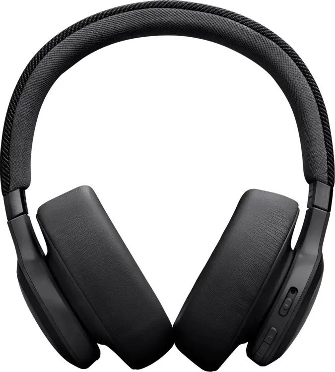 JBL Live 770NC — передняя панель, элементы управления на боковой стороне чашки