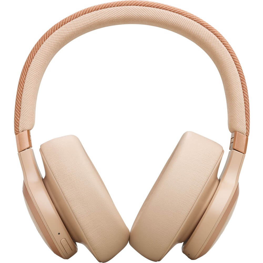 JBL Live 770NC вид спереди раскрытые мягкие амбушюры эргономичная форма