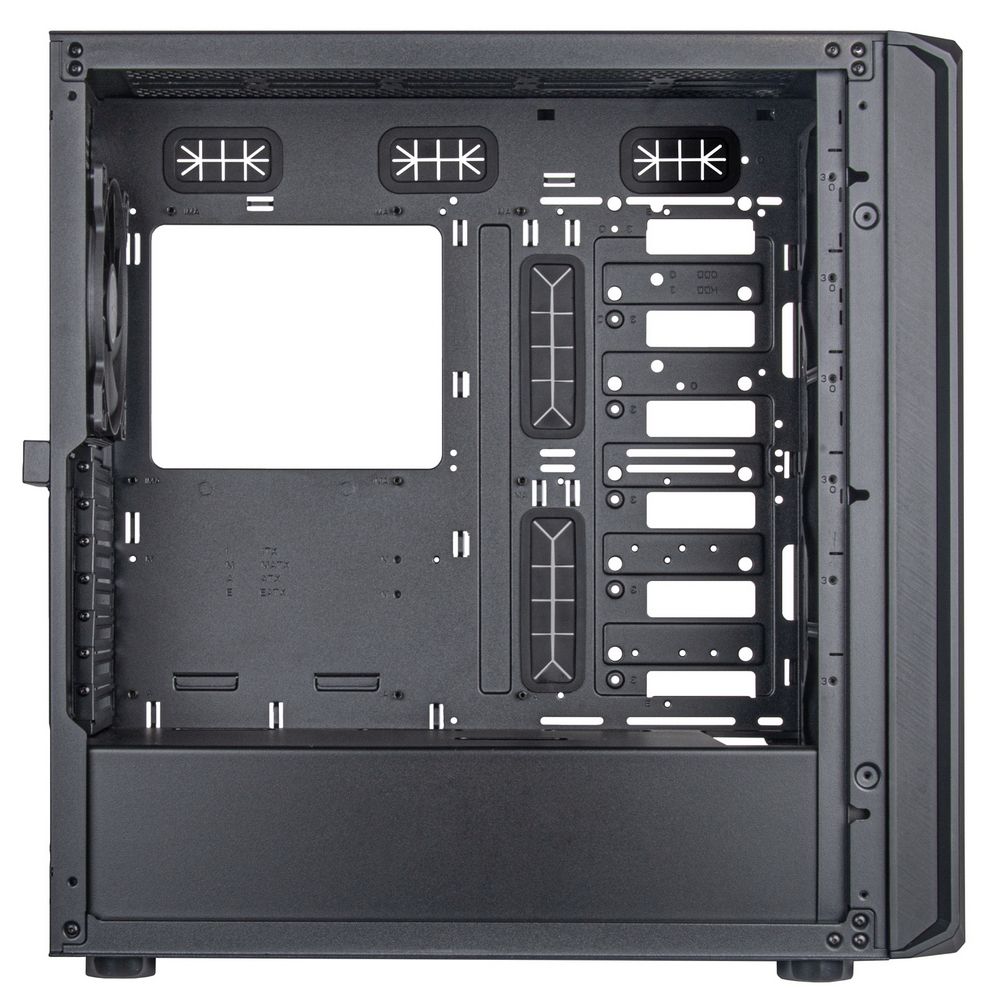 SilverStone SST-SED1-B внутреннее устройство — отсеки для компонентов и слоты расширения