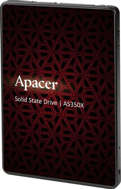 Apacer AS350X боковой профиль тонкий корпус 7 мм форм-фактор 2.5 дюйма