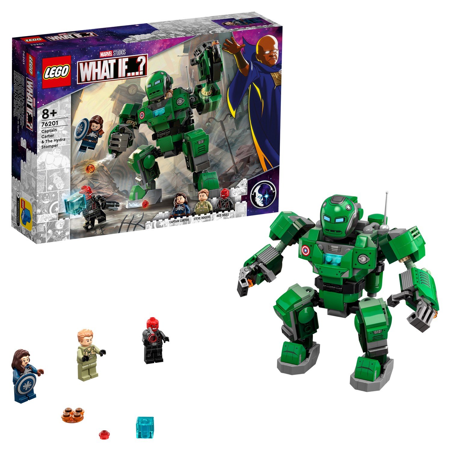 Конструктор LEGO Super Heroes Капитан Картер и штурмовик Гидры 76201 - фото 1