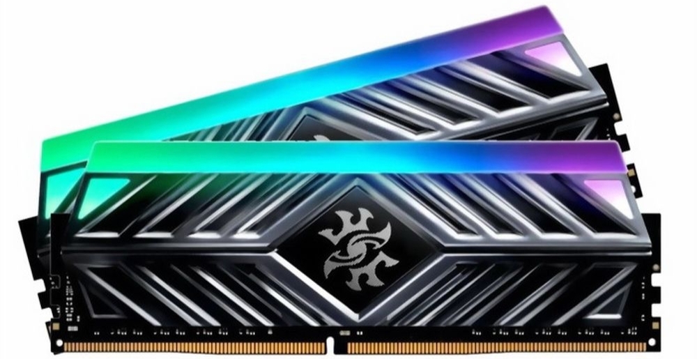 ADATA Spectrix AX4U320016G16A-DT41 DDR4 32ГБ серый радиатор RGB-подсветка