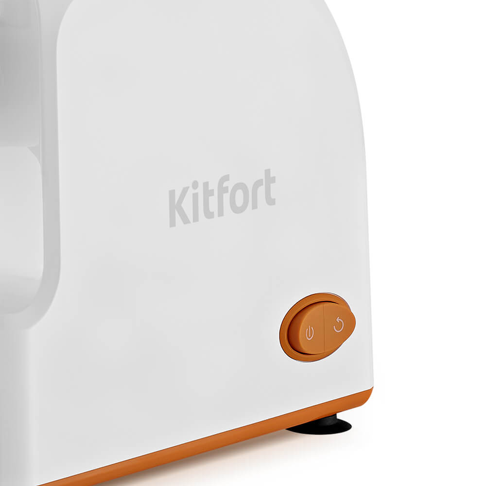 Kitfort КТ-2113-1 боковой профиль корпуса с панелью управления и кнопкой питания