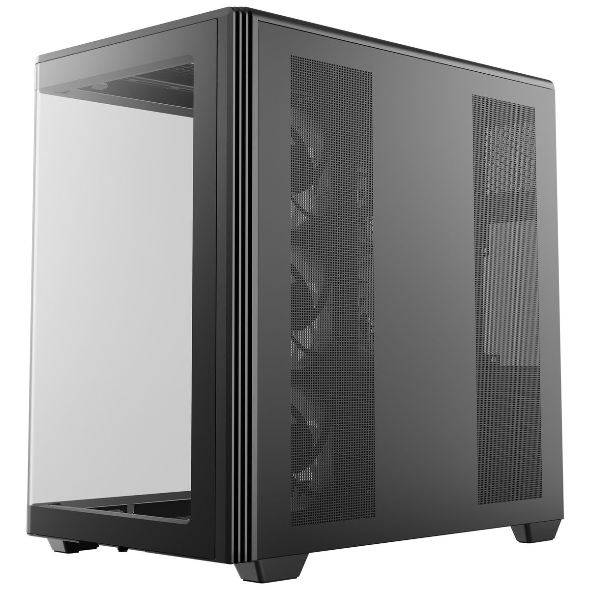 DeepCool CG590U 5F боковой профиль Mid-Tower минималистичный дизайн прозрачная боковая панель вентиляционные отверстия