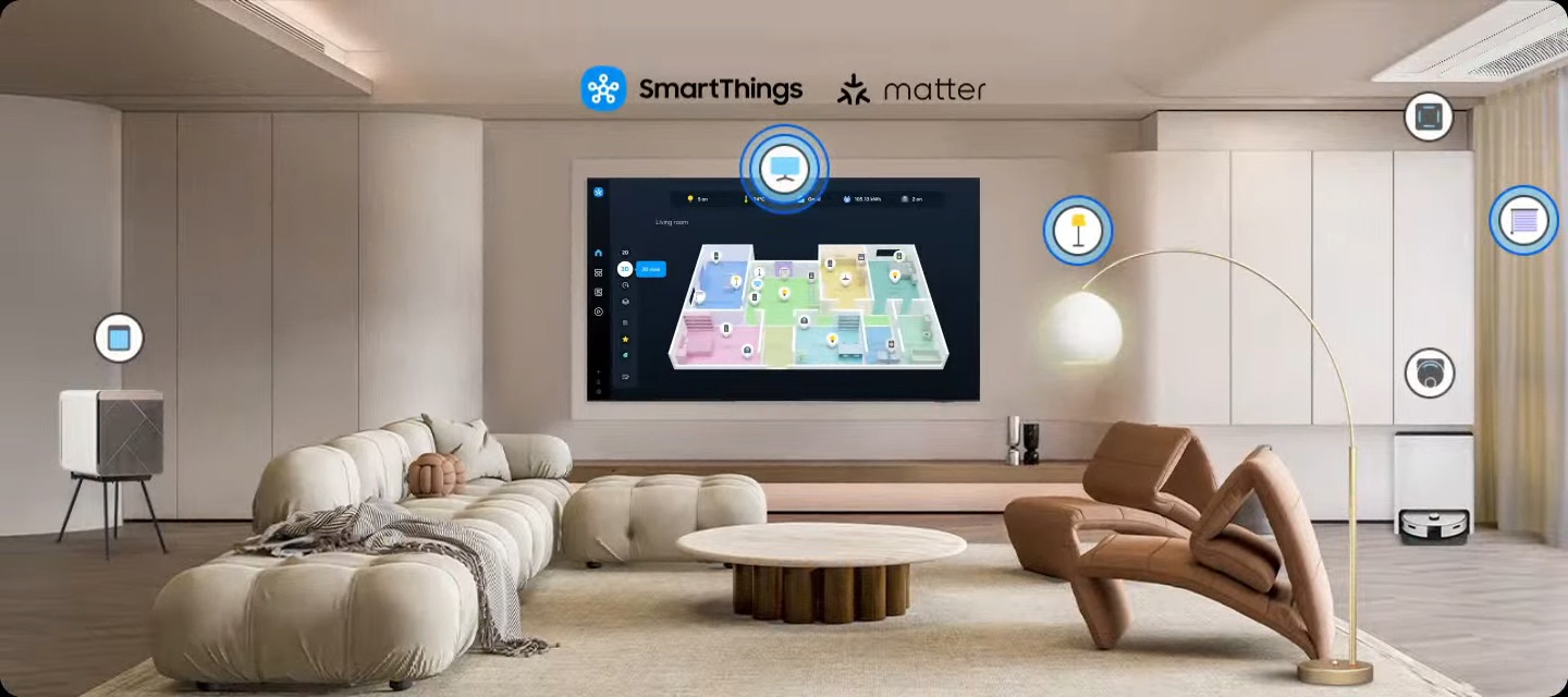 SmartThings &mdash; управление умным домом через Samsung QE83S85F