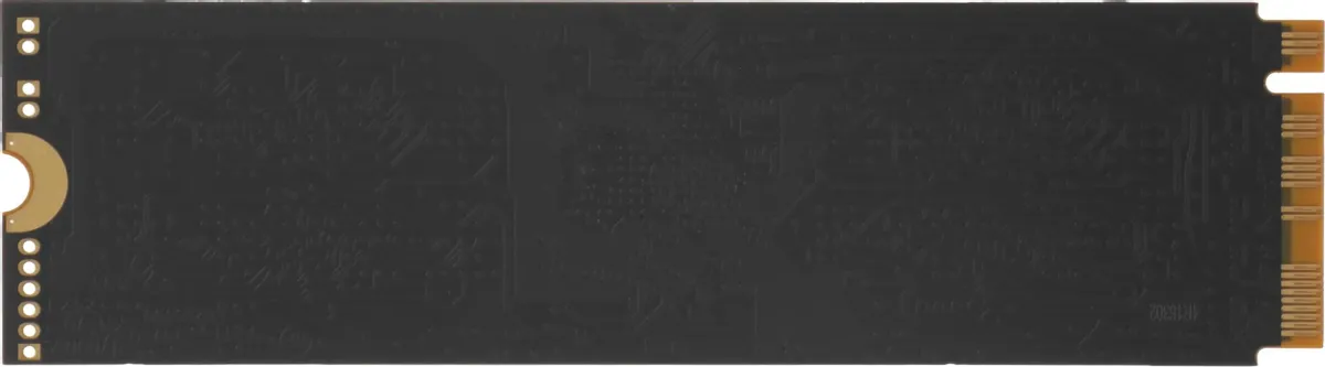 AGI AI828 2 ТБ оборотная сторона — электронные компоненты и золотые контакты M.2 интерфейса