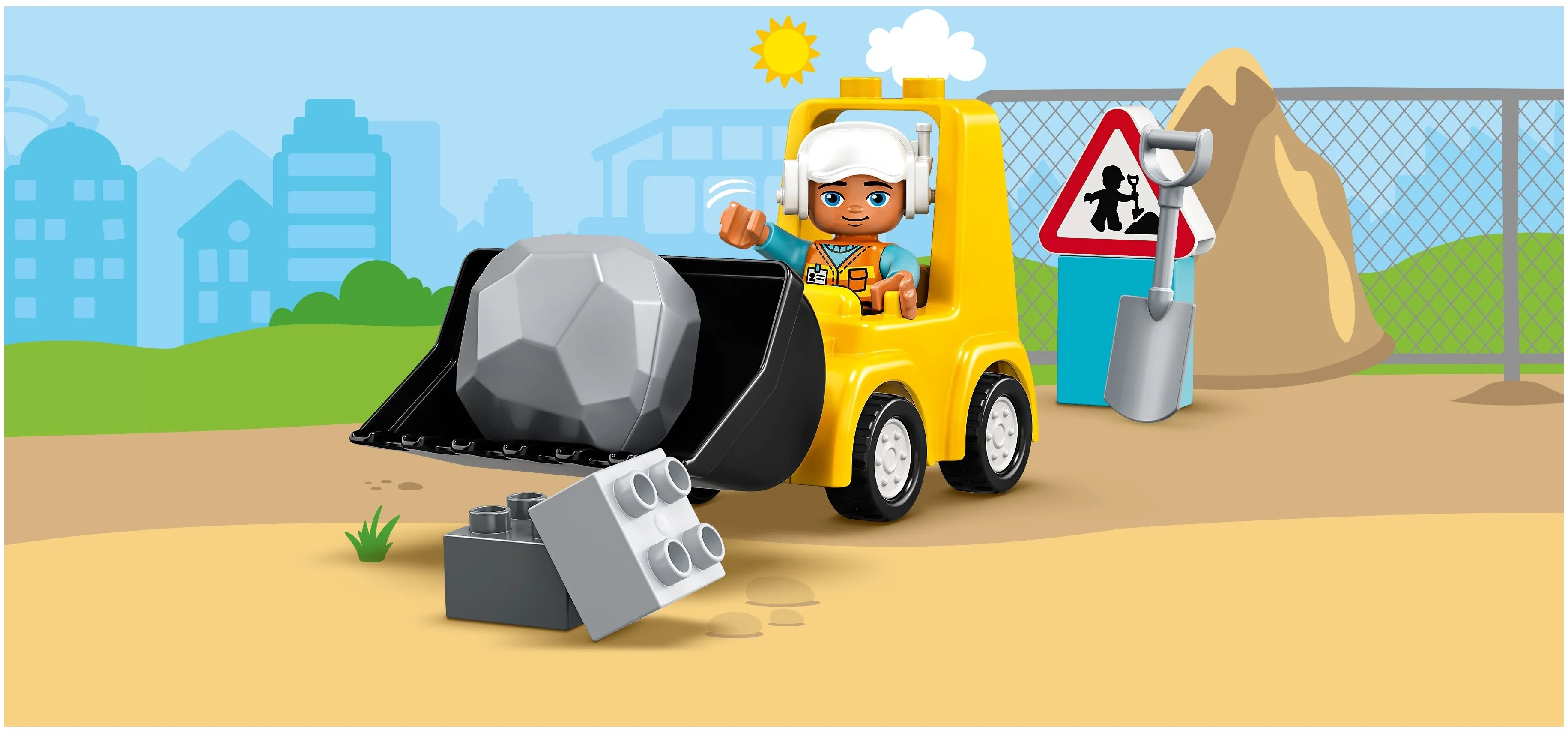 Конструктор LEGO DUPLO Town 10930 Бульдозер, 10 дет.