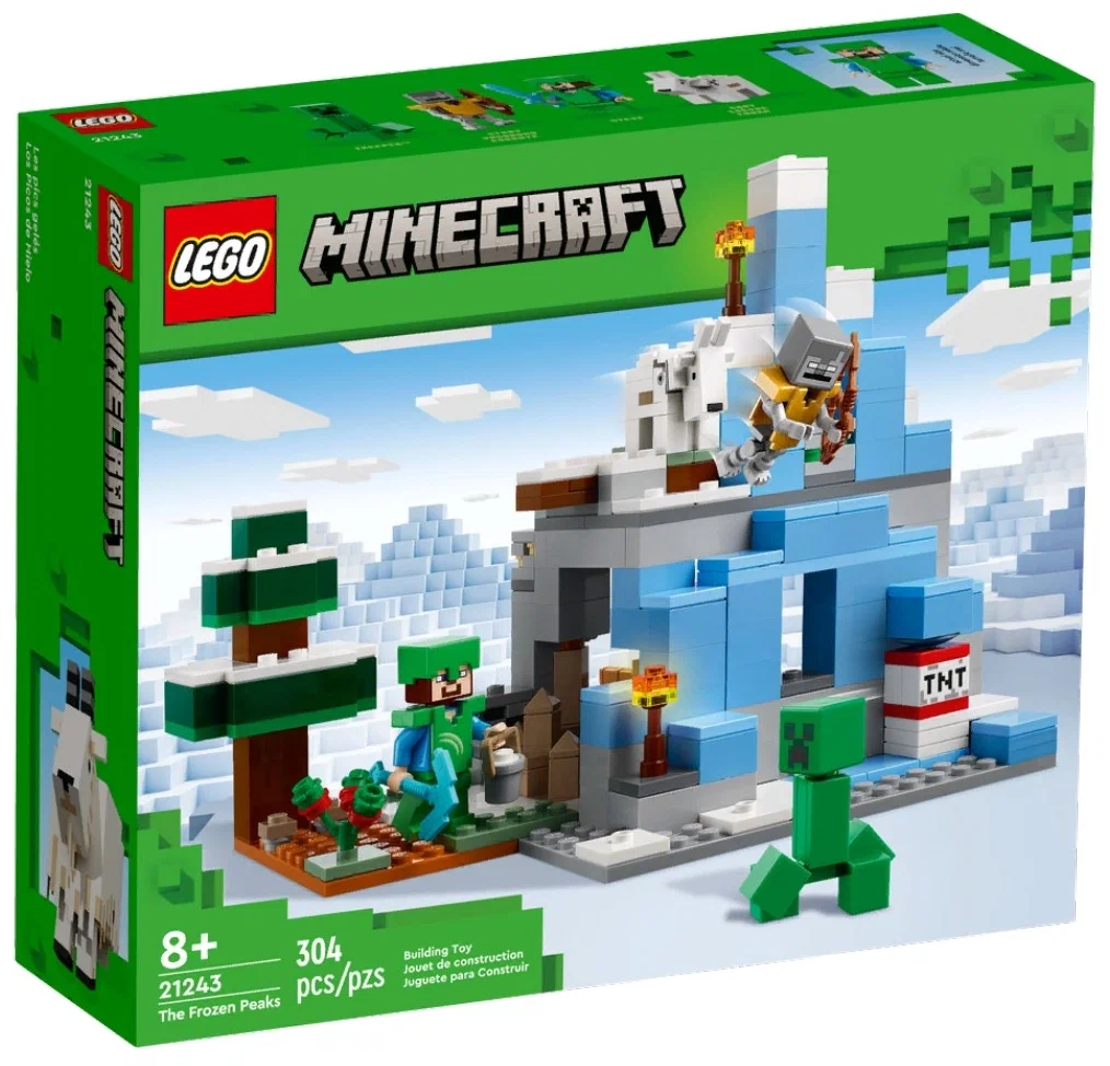 Конструктор LEGO Minecraft 21243 Ледяные вершины, 304 дет.