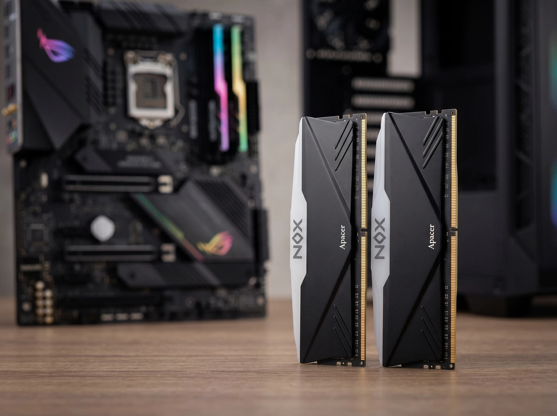 Оперативная память Apacer Nox AH4U16G36C25YNBAA-2, DDR4 2х 16ГБ 3600 МГц, DIMM, RTL - фото в интерьере