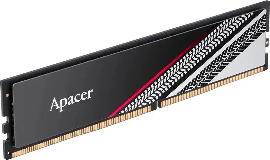 Apacer AH4U08G26C08YTBAA-1 DDR4 8GB — маркировка и радиатор крупным планом