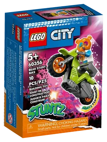 Конструктор LEGO City 60356 Bear Stunt Bike, 10 дет.