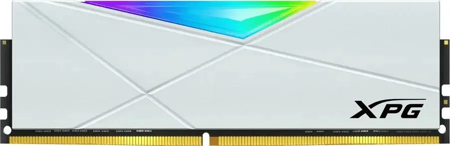 ADATA Spectrix AX4U360032G18I-SW50 DDR4 32 ГБ белый радиатор RGB подсветка крупный план