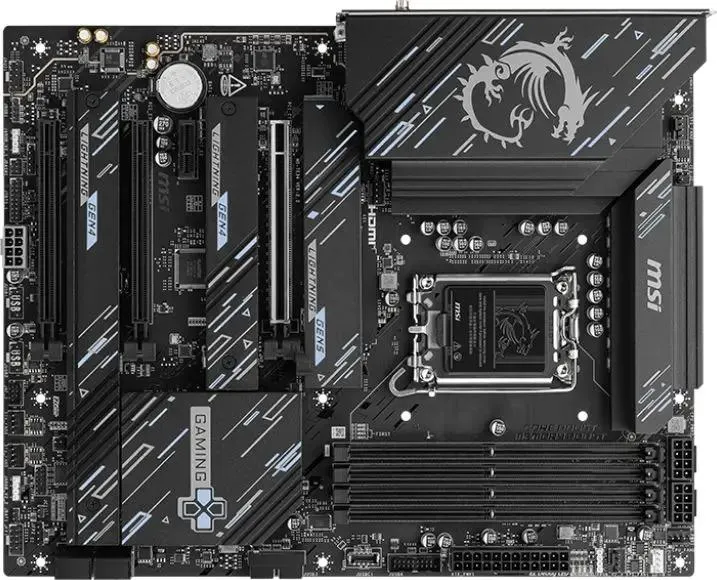 MSI Z890 Gaming Plus WiFi общий вид платы ATX форм-фактор LGA 1851