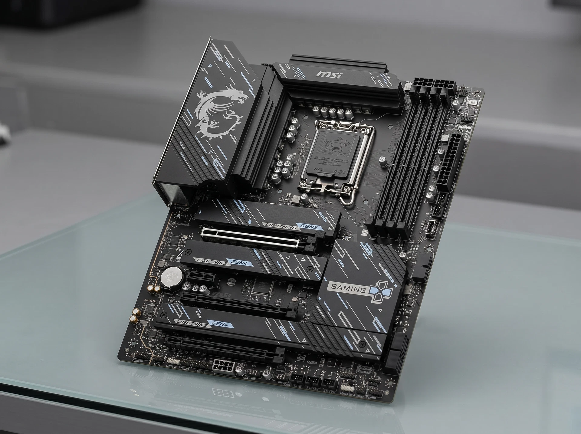 Материнская плата MSI Z890 Gaming Plus Wifi Z890, Socket LGA 1851, Intel Z890, ATX, RTL - фото в интерьере