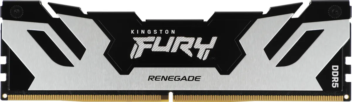Kingston KF580C38RS-24 DDR5 24 ГБ 8000 МГц DIMM вид спереди геймерский дизайн